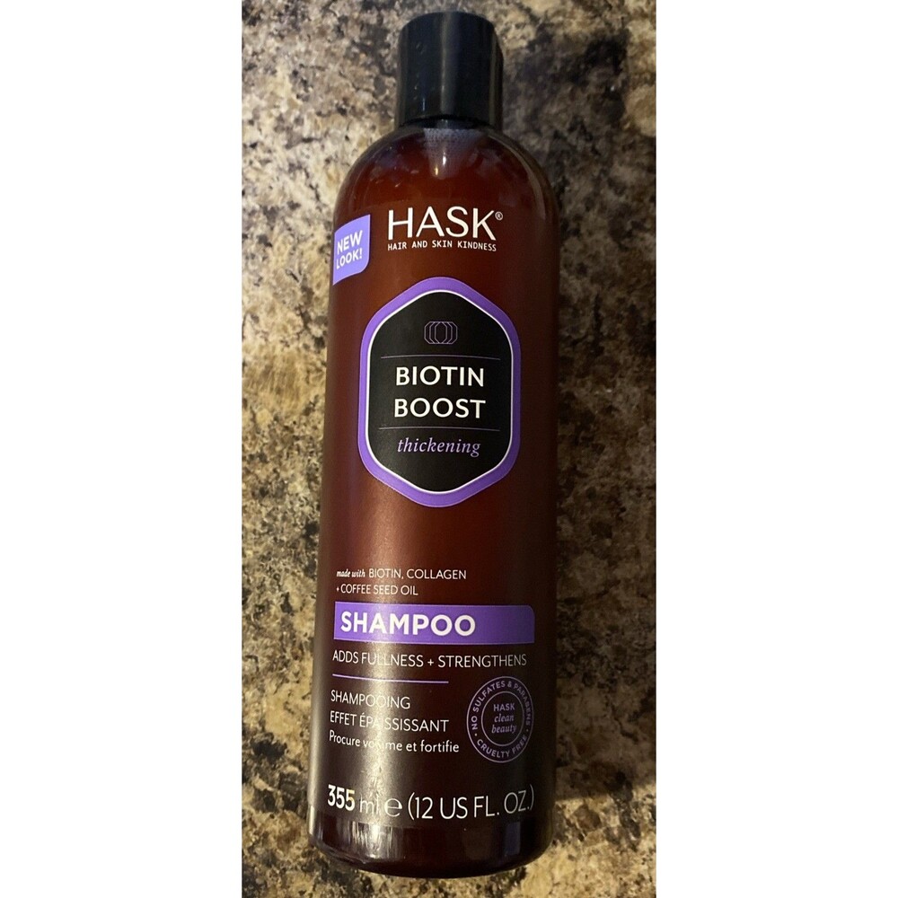 H A S K Hair And Skin Kindness Biotin Boost Thickening Shampoo